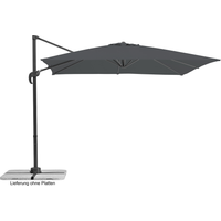 Schneider Ampelschirm 'Rhodos Junior' anthrazit 270 x 270 cm