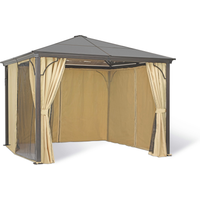 Pavillon beige/braun 300 x 300 x 260 cm