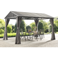 Pavillon 'Haus Style' anthrazit 395 x 297 x 260 cm