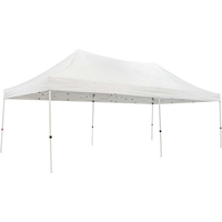 Pop-Up-Festzelt weiß 4 x 8 m, rollbare Transporttasche