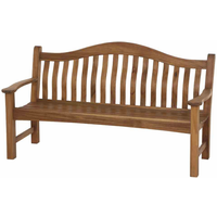 Gartenbank 'Dublin' 3-Sitzer Akazienholz braun 161 x 89 x 67 cm