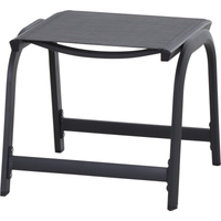 Siena Garden Gartenhocker 'Tesoro' stapelbar Aluminium grau 51 x 44 x 46 cm
