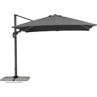 Schneider Ampelschirm 'Rhodos Twist Green Style' anthrazit 300 x 300 cm