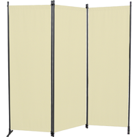 Angerer Freizeitmöbel Paravent 3-teilig Bezug Polyethylen beige 165 x 171 cm