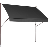 Angerer Freizeitmöbel Klemmmarkise 'Style' anthrazit 250 x 150 cm
