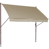 Angerer Freizeitmöbel Klemmmarkise 'Style' sandfarben 300 x 150 cm