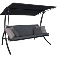 Angerer Freizeitmöbel Hollywoodschaukel 'Motion Smart' 3-Sitzer grau 210 x 160 x 145 cm
