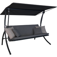 Angerer Freizeitmöbel Hollywoodschaukel 'Motion Smart' stone 3-Sitzer 210 x 145 x 160 cm