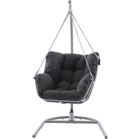 Hängesessel 'Malia' mit Gestell grau 107,5 x 196 x 110 cm