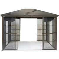 Sojag Sojag Pavillon 'Castel' bronze 298 x 362 x 283 cm