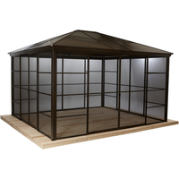 Sojag Sojag Pavillon 'Castel' bronze 362 x 427 x 296 cm