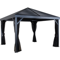 Sojag Sojag Pavillon 'South Beach 12 x 12' basaltgrau 363 x 363 x 310 cm