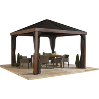 Sojag Sojag Pavillon 'Valencia' Holzoptik 363 x 363 x 310 cm