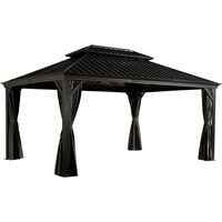 Sojag Pavillon 'Messina 12 x 16' anthrazit 363 x 483 x 307 cm