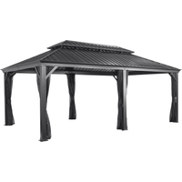 Sojag Sojag Pavillon 'Messina 12 x 20' anthrazit 363 x 598 x 307 cm