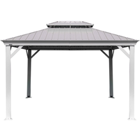 Sojag Pavillon 'Messina' champagnerfarben 363 x 483 x 307 cm