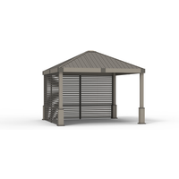 Sojag Sojag Pavillon 'Nanda' champagnerfarben/taupe 363 x 363 x 313 cm