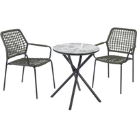 Gartenmöbel-Set 'Caro' grün 3-teilig