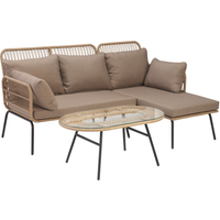 Loungemöbel-Set 'Jenny' beige 3-teilig