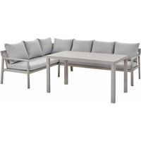 Ecklounge-Set 'Desi' 239/170 cm grau 3-teilig
