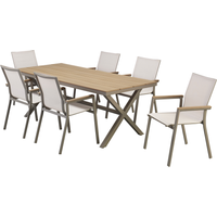 toom Gartenmöbelset 'Mia' für 6 Personen Aluminium