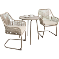 Balkonmöbelset 'Felicitas' Stahl beige 3-teilig