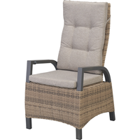 Hochlehner 'Amelia' grau/beige 60 x 68 x 110 cm