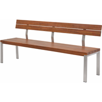Bank 'Aurelia' braun/beige 195 x 51 x 83,5 cm