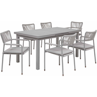 Gartenmöbel-Set 'Jasmin' beige 7-teilig