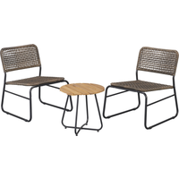 Balkonmöbel-Set 'Nele' braun 3-teilig