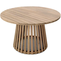 Gartentisch 'Valentina' Akzienhol light teak Ø 120 x 74 cm