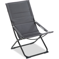 toom Gartenstuhl 'Island' klappbar Stahl anthrazit 62 x 90 x 80 cm