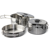 Enders Enders Camping-Topfset 'Culina' Edelstahl 3-teilig
