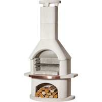 Buschbeck Buschbeck Grillkamin 'Venezia' weiß 110 x 206 x 65 cm