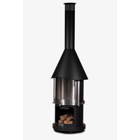 Buschbeck Buschbeck Grillkamin 'Melbourne' schwarz Ø 65 x 39 x 230 cm