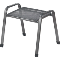 greemotion Greemotion Gartenhocker 'Toulouse' stapelbar Stahl grau 58 x 48 x 52 cm