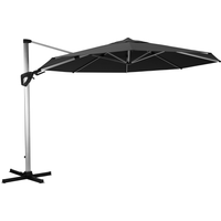 Ampelschirm 'Kreta' anthrazit Ø 346 cm