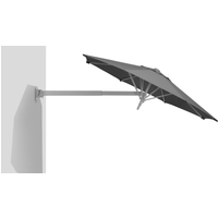 Schneider Wandschirm 'Muro' anthrazit Ø 250 cm