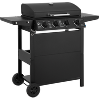 EL FUEGO El Fuego Gasgrill 'San Jose' schwarz 114 x 101,5 x 51 cm