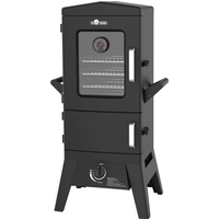 EL FUEGO El Fuego Gasgrill-Smoker 'Portland W2' schwarz 50 x 107 x 48 cm
