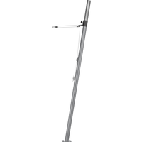 Stahlmast silberfarben für Sonnensegel Ø 240 cm