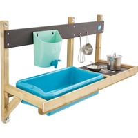TP-Toys Holz-Matschküche 'Mops Deluxe' natur Wandmodul 36 x 81 x 56 cm