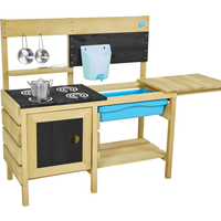 TP-Toys Holz-Matschküche 'Murmeltier Deluxe' natur 136 x 40 x 96 cm