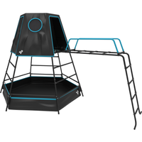 TP-Toys Klettergerüst 'Explorer' Stahl schwarz 208 x 318 x 201 cm