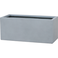 toom Blumenkasten 'Palomo' Polyfibre Betonoptik grau 50 x 21 x 21 cm