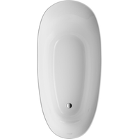 Ottofond Ottofond Badewanne 'Aviva' freistehend Sanitäracryl schwarz-weiß 1800 x 850 mm