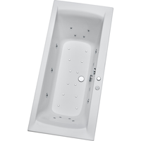 Ottofond Ottofond Whirlpool-Komplettset 'Rosa' Sanitäracryl weiß 200 x 90 x 45 cm