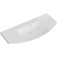 Pelipal Waschbecken 'Taiga' Mineralguss weiß 121 x 5 x 50,5 cm
