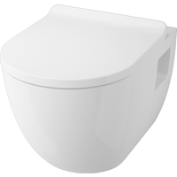 Wand-WC 'Lissabon' spülrandlos weiß 34,8 x 36 x 53,5 cm