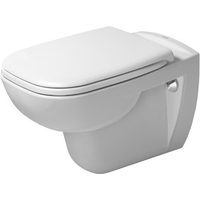 DURAVIT Duravit Wand-WC spülrandlos 'D-Code' inklusive WC-Sitz weiß